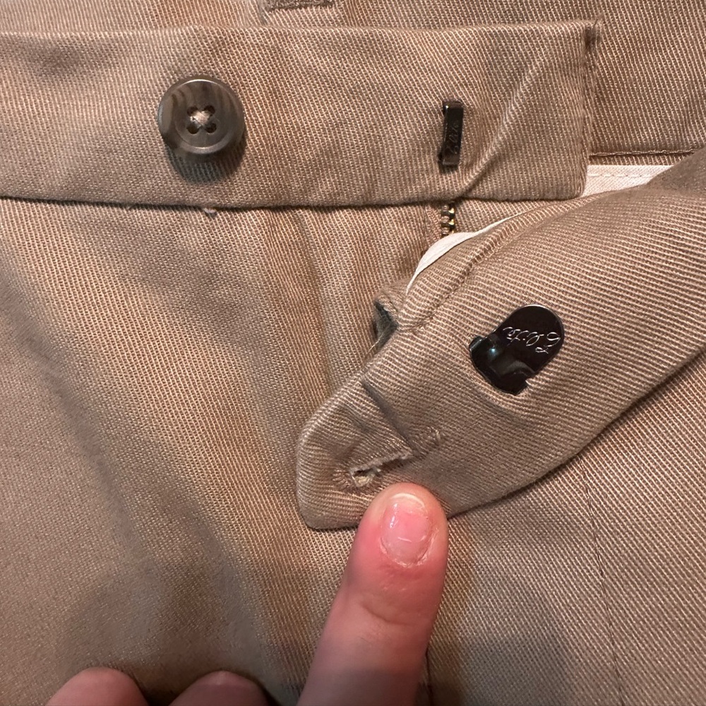 NWT Savane Men’s Flat Front Pants 40Wx30L - Picture 8 of 9